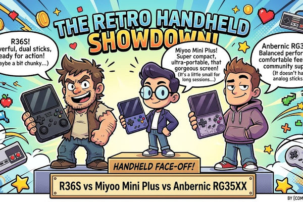 R36S vs Miyoo Mini Plus vs Anbernic RG35XX: Which Retro Handheld Wins in 2026?
