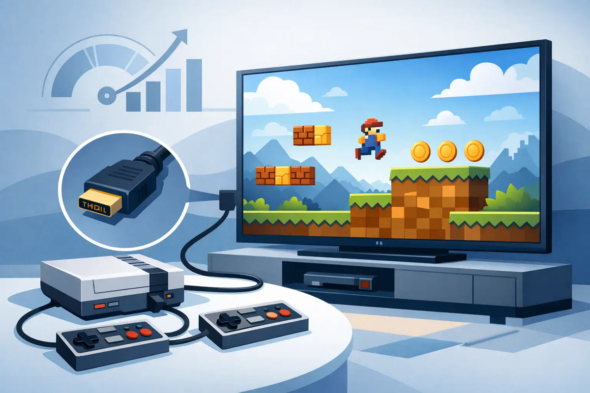 HDMI Retro Console Performance Review for Big TVs