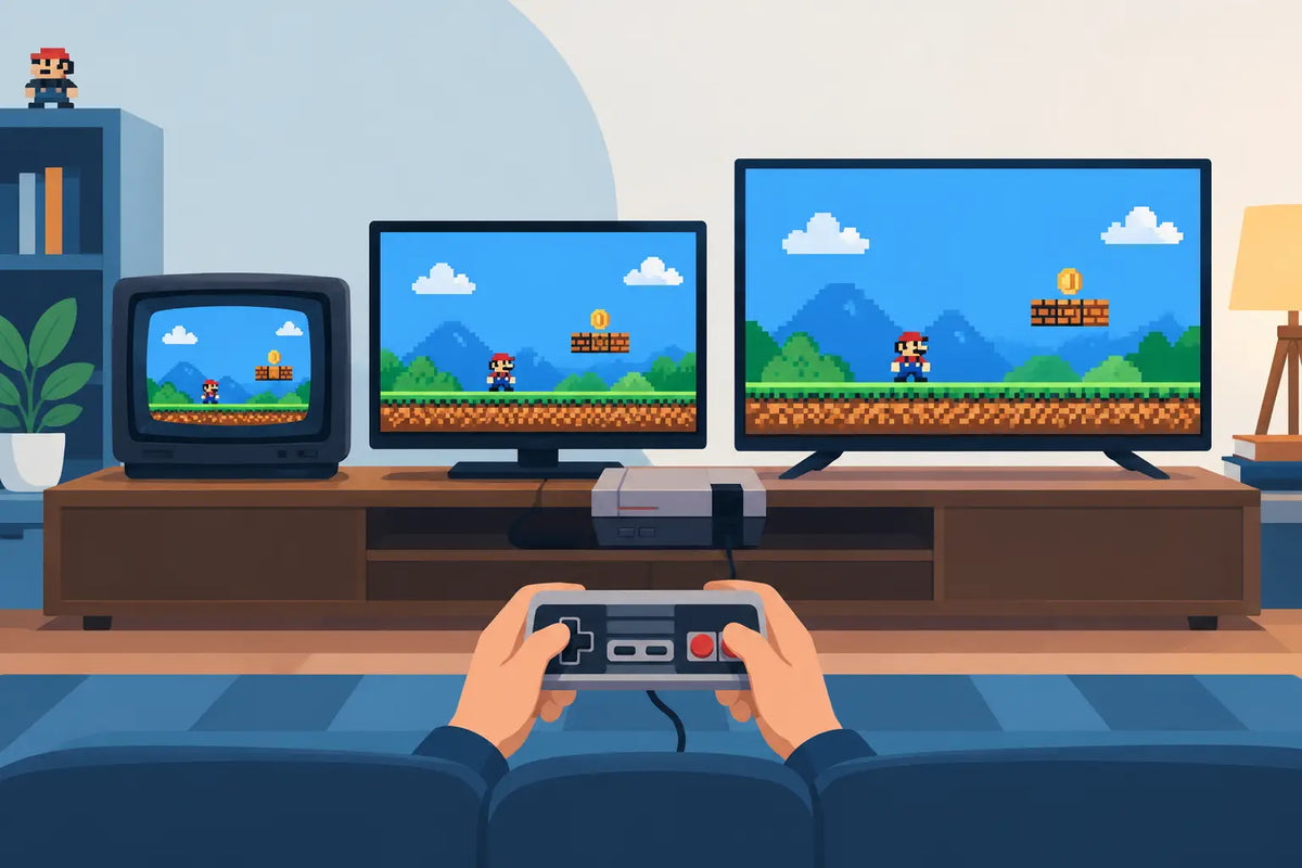 How to Choose Screen Size for Retro Gaming