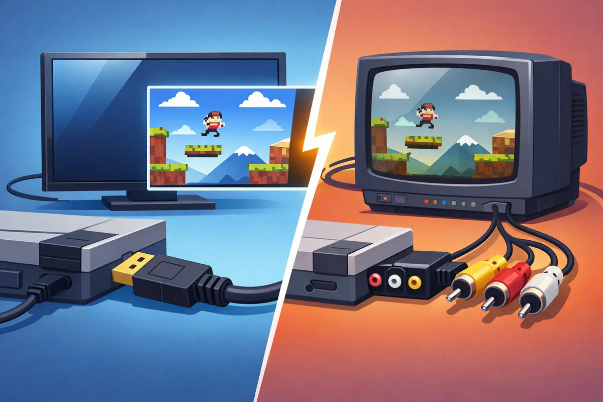 HDMI Output Versus AV Adapters for Retro Gaming