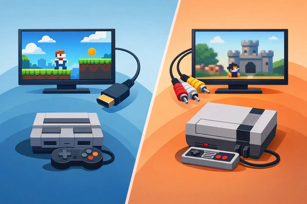 HDMI Retro Console vs AV: Which Fits Your TV?