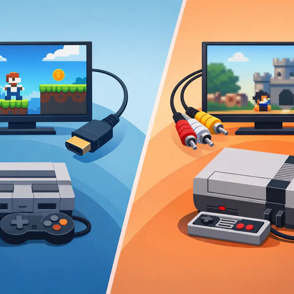 HDMI Retro Console vs AV: Which Fits Your TV?