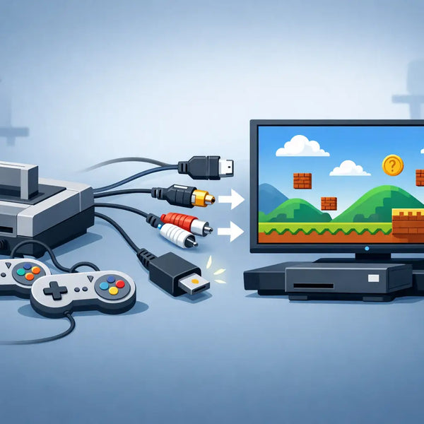 How to Connect Retro Game Console Fast