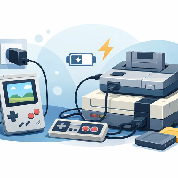 How to Charge Retro Game Console Right