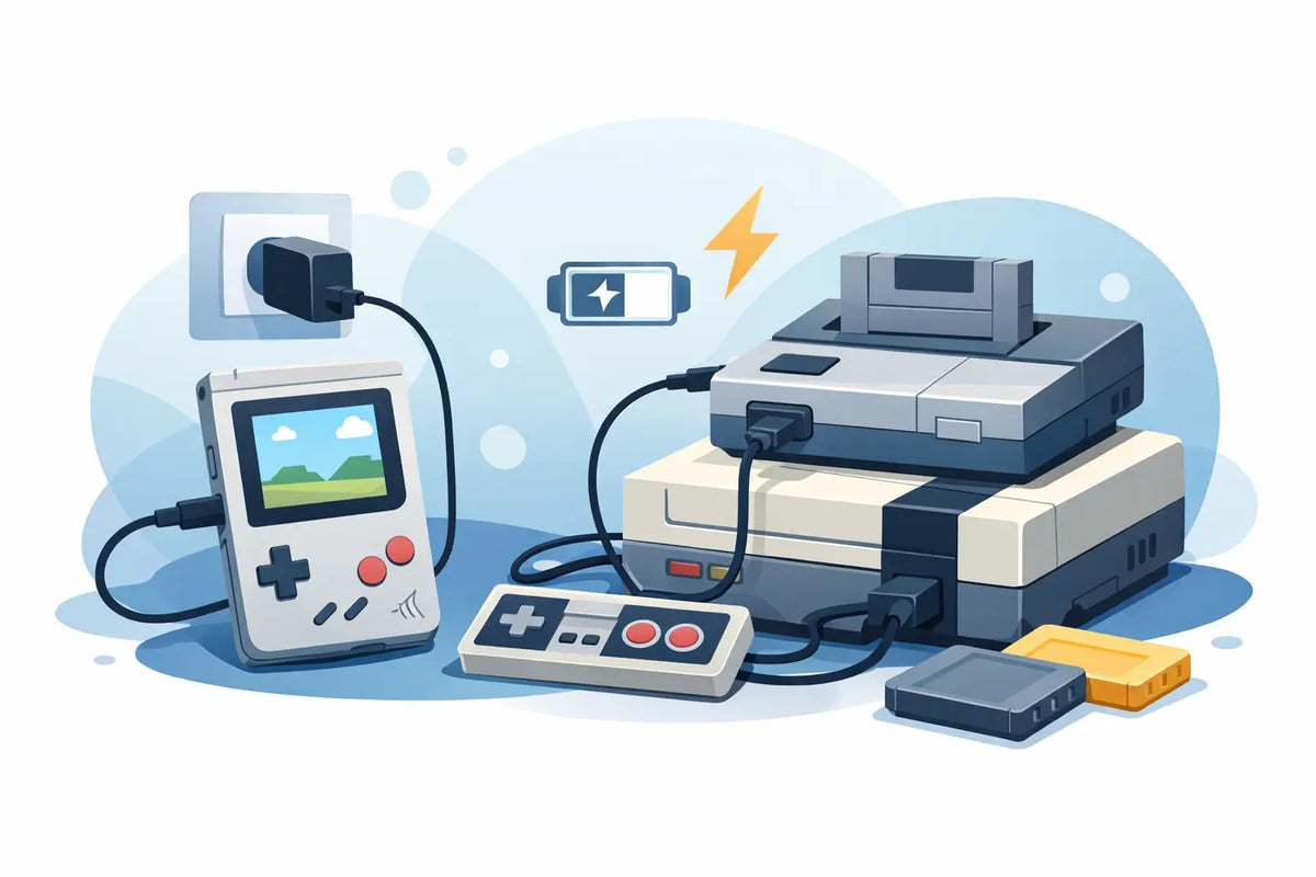 How to Charge Retro Game Console Right