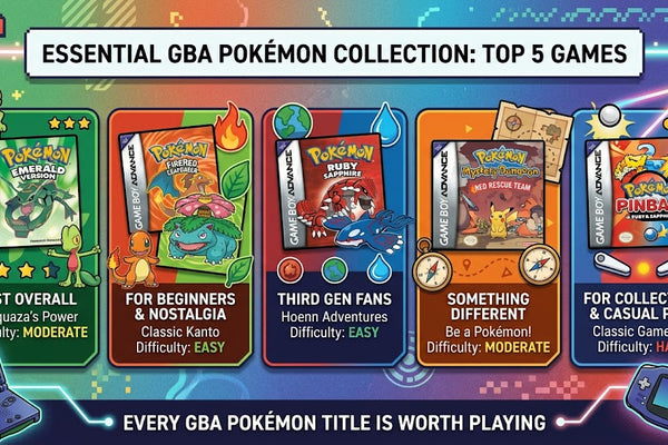 Best Pokemon Games for Game Boy Advance (GBA)