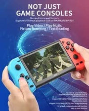 Old Arcade Retro Classic Handheld Game Console 5 Inch Led Screen TF Card 8 GB Internal 64 GB External Over 10000 Preloaded Games (Black)
