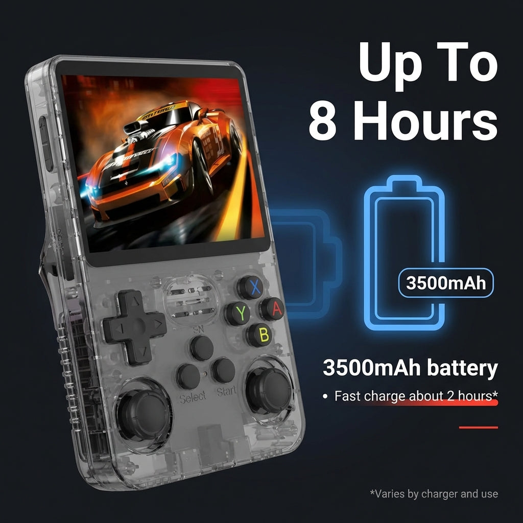 R36S Retro Handheld Console — 15,000+ Games, 3.5" IPS Screen, 64/128GB