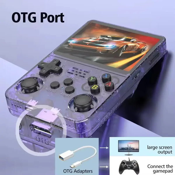 R36s Retro Handheld Video Game Console Arcade Portable Game Console R36s Handheld Game Player