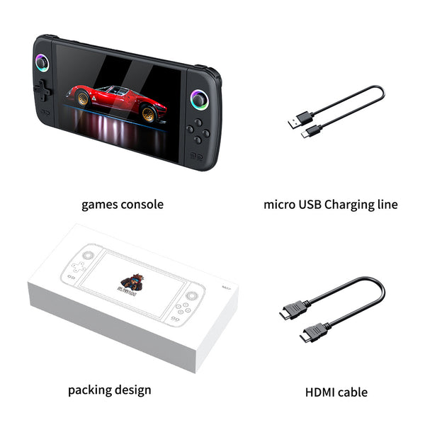 M27 Retro Handheld Game Console | Large HD Screen | 20,000+ Games Preloaded | 64G / 128G / 256G | Grey, Green & Black