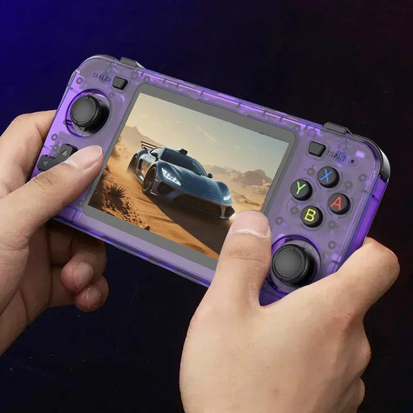 R36H Portable Retro Console – 3.5-Inch IPS Screen, 3000mAh Long-Lasting Battery, 256GB Storage, Linux OS