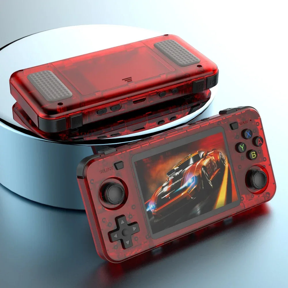 R36H Portable Retro Console – 3.5-Inch IPS Screen, 3000mAh Long-Lasting Battery, 256GB Storage, Linux OS