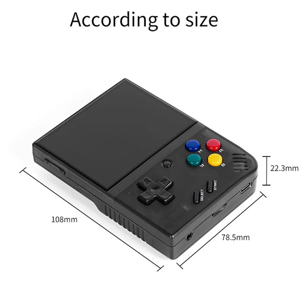 MIYOO Mini Plus Portable Retro Handheld Game Console 3.5-inch IPS HD Screen Children's Gift Linux System Classic Gaming Emulator - Old Arcade