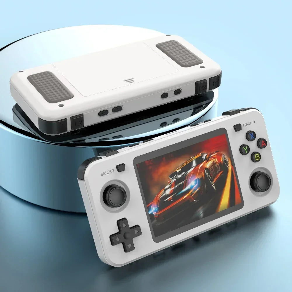 R36H Portable Retro Console – 3.5-Inch IPS Screen, 3000mAh Long-Lasting Battery, 256GB Storage, Linux OS