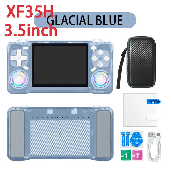 XF40H XF35H Pocket Video Player Retro Handheld Game Console 4" 3.5" IPS Screen 4000mAh 30+Emulators 64G/128G 18000+games