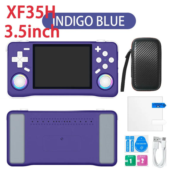 XF40H XF35H Pocket Video Player Retro Handheld Game Console 4" 3.5" IPS Screen 4000mAh 30+Emulators 64G/128G 18000+games