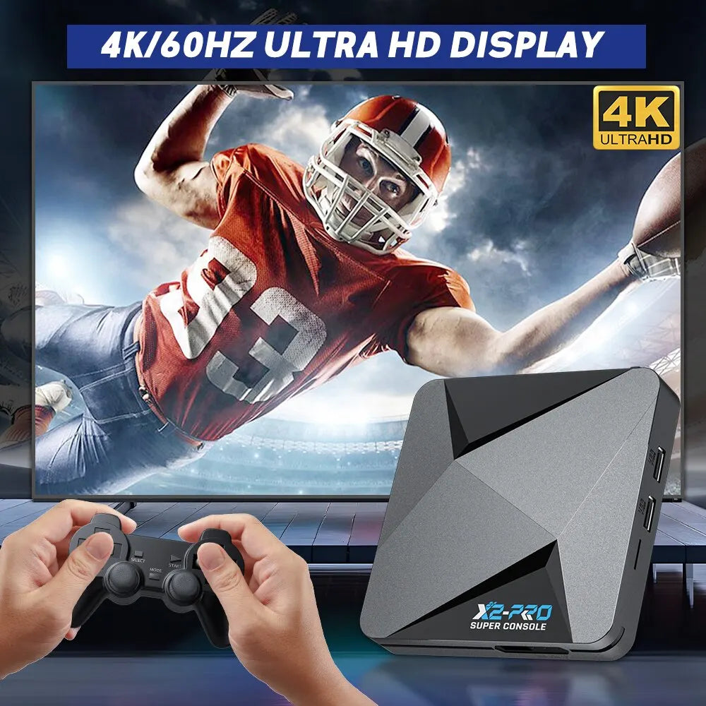 Super Console X2 Pro with 90000 Video Games for PS1/DC/MAME/SS with Gamepad