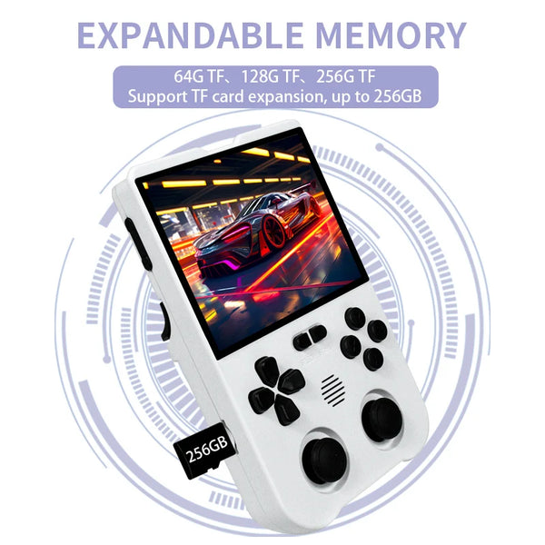 POWKIDDY Magicx XU10 Handheld Game Console 3.5" IPS 4:3 Screen Linux System Retro Portable Video Game Console Children's Gifts