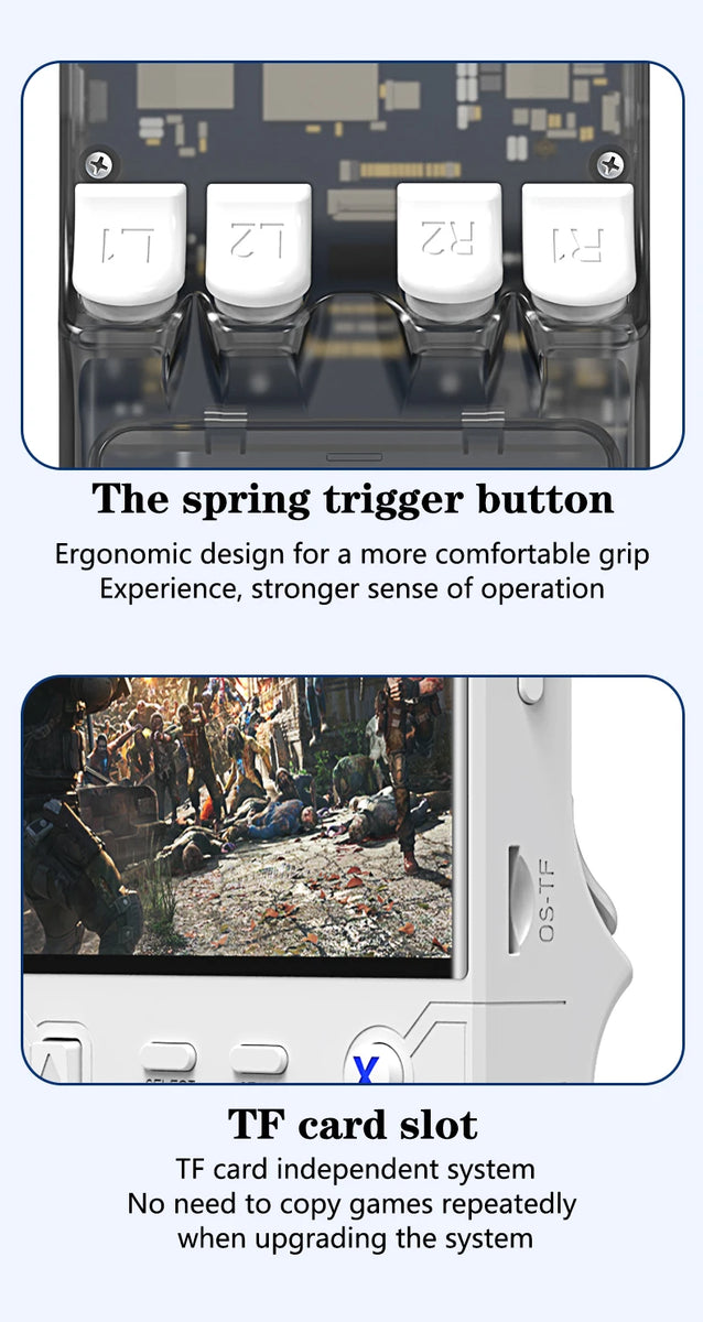 New Arrival R36 Ultra Game Console 64G 128G 4.0inch IPS Screen f