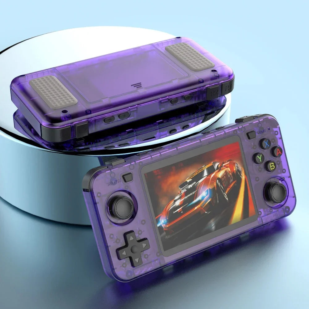 R36H Portable Retro Console – 3.5-Inch IPS Screen, 3000mAh Long-Lasting Battery, 256GB Storage, Linux OS