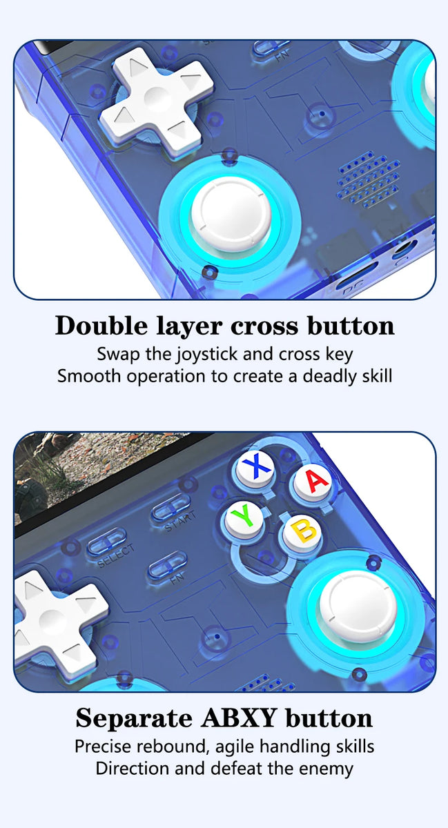 New Arrival R36 Ultra Game Console 64G 128G 4.0inch IPS Screen f