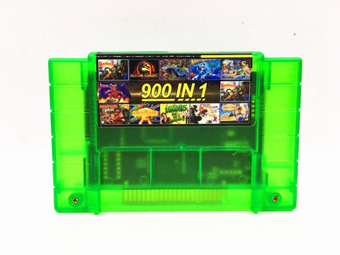 Yuswallow Super DIY Retro 900 in 1 Pro Game Cartridge For 16 Bit Game Console Card China Version