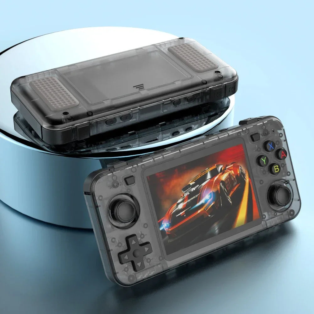 R36H Portable Retro Console – 3.5-Inch IPS Screen, 3000mAh Long-Lasting Battery, 256GB Storage, Linux OS