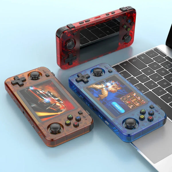 R36H Portable Retro Console – 3.5-Inch IPS Screen, 3000mAh Long-Lasting Battery, 256GB Storage, Linux OS