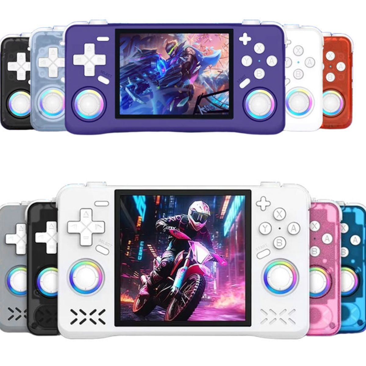 XF40H XF35H Pocket Video Player Retro Handheld Game Console 4" 3.5" IPS Screen 4000mAh 30+Emulators 64G/128G 18000+games