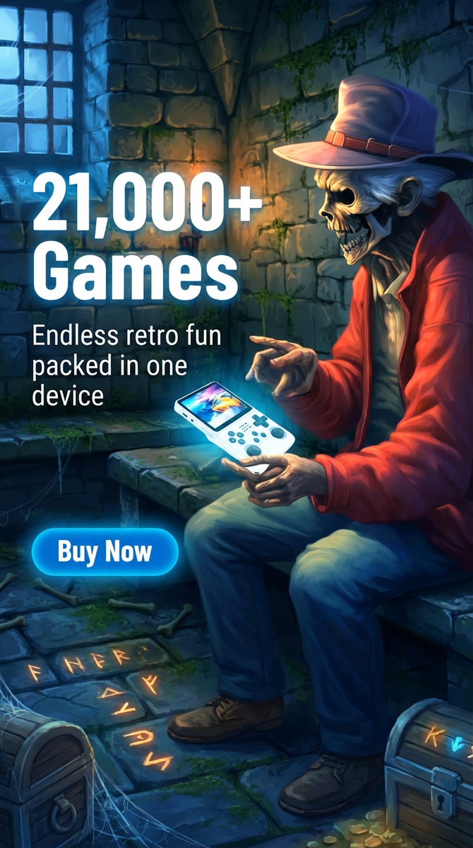 R36S Retro Handheld Console — 15,000+ Games, 3.5" IPS Screen, 64/128GB